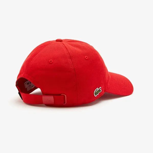 Mũ Lacoste Organic Cotton Twill Red RK0440 53N 240 Red Màu Đỏ