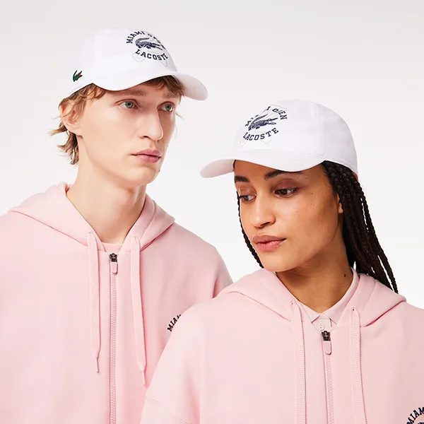Mũ Lacoste Unisex Miami Open Edition Lightweight Tennis Cap RK7758 51 001 Màu Trắng