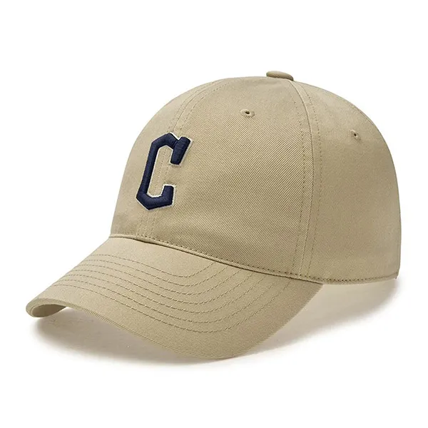 Mũ MLB Basic Cleveland Ball Cap 3ACP6601N-45SAS Màu Vàng Cát