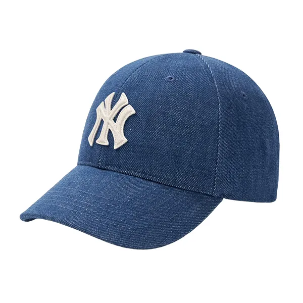 Mũ MLB Denim New Structured Ball Cap New York Yankees 3ACPD015N-50INS Màu Xanh Đậm - Mũ nón - Vua Hàng Hiệu