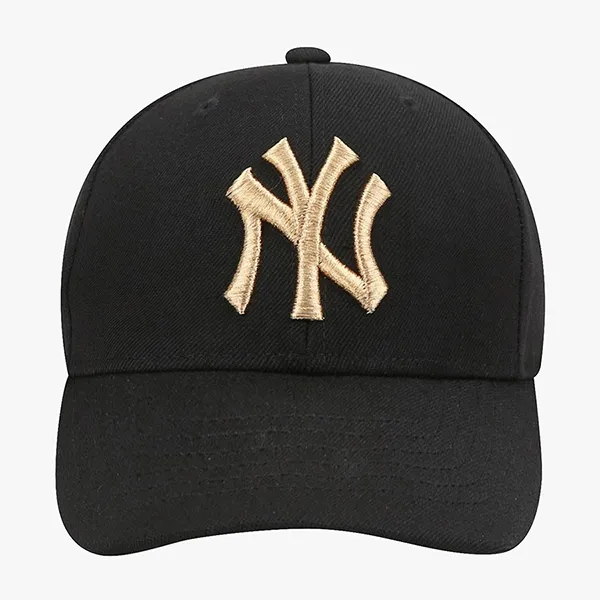 Mũ MLB Metal Logo Structured Ball Cap New York Yankess 3ACPIG01NGP005 Màu Đen