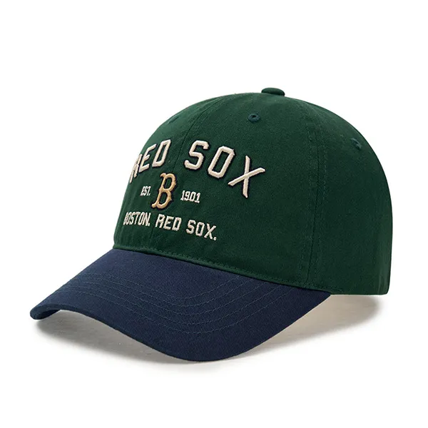 キャップ MLB Korea Culsive Lettering Unstructured Ball Cap 3 COLOR 3A Mũ MLB Varsity Lettering Color Block Unstructured Ball Cap