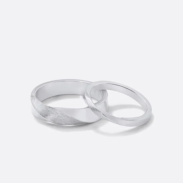 Nhẫn Cưới Morina Aurum Solis Lumine Étoile C4231 Màu Vàng Trắng - Trang sức - Vua Hàng Hiệu