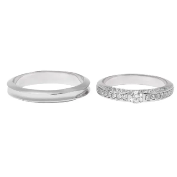 Nhẫn Đôi Morina Aurélice C4262 Màu Vàng Trắng