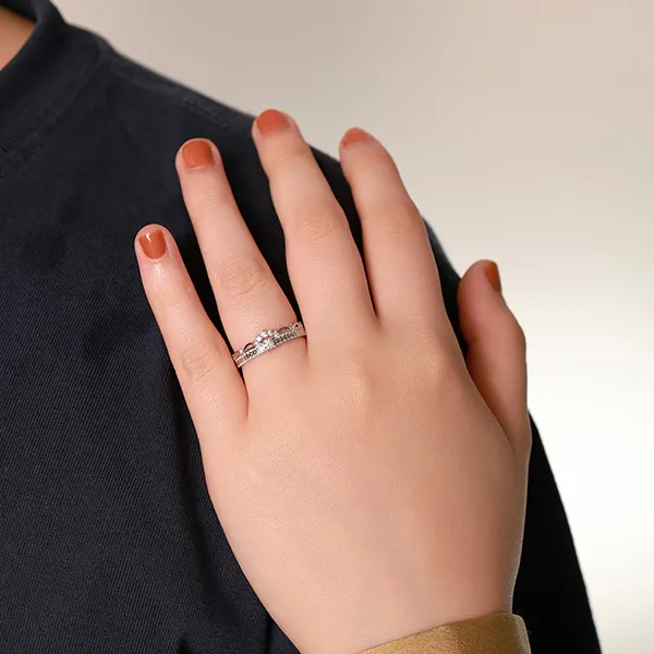 Nhẫn Đôi Morina Aurélien C4278 Màu Vàng Trắng