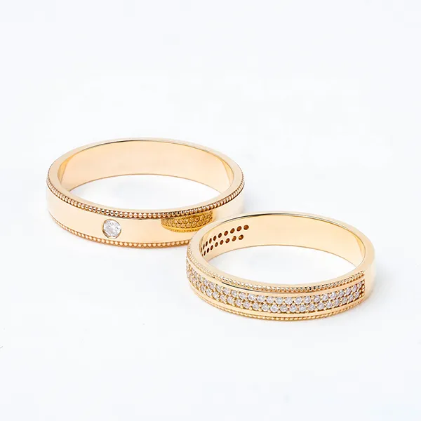 Nhẫn Đôi Morina Aurélien C4364 Màu Vàng