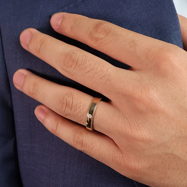 Nhẫn Đôi Morina Aurélien C4364 Màu Vàng