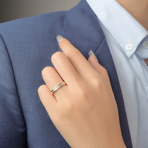 Nhẫn Đôi Morina C4312 Eterna Solace Màu Vàng Hồng