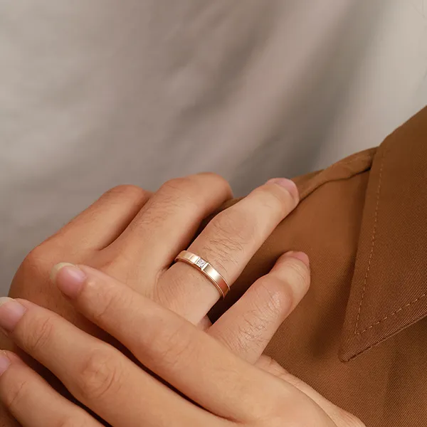 Nhẫn Đôi Morina C4983 Elysiana Màu Vàng Hồng