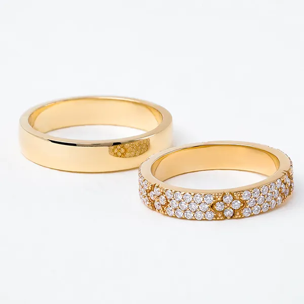 Nhẫn Đôi Morina Eternia Lux C4531 Màu Vàng Gold - Trang sức - Vua Hàng Hiệu
