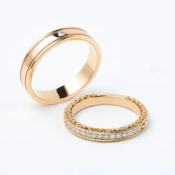 Nhẫn Đôi Morina Lumière Éternelle C4528 Màu Vàng Gold - Trang sức - Vua Hàng Hiệu
