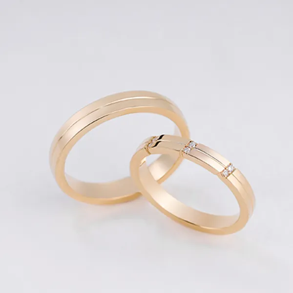 Nhẫn Đôi Morina Lumineux C5226 Màu Vàng Gold - Trang sức - Vua Hàng Hiệu