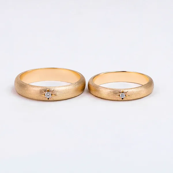 Nhẫn Đôi Morina Solivagus Heliora C5062 Màu Vàng Gold - Trang sức - Vua Hàng Hiệu