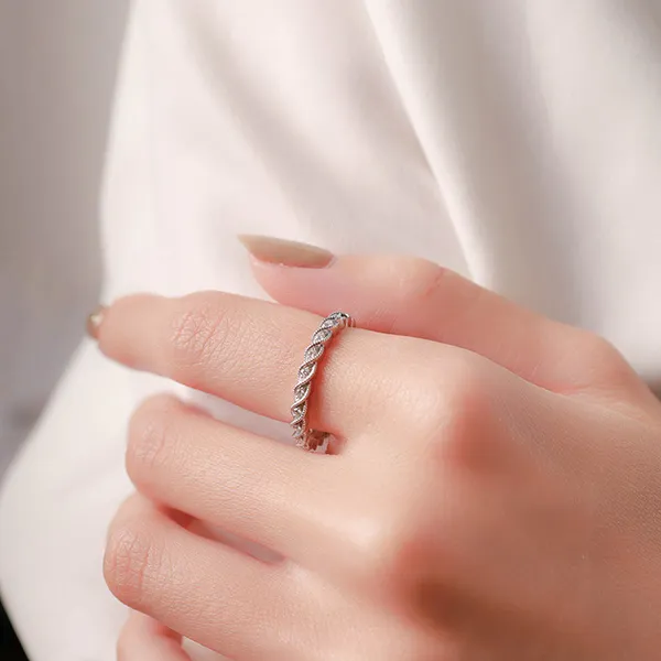 Nhẫn Nữ Morina Màu Vàng Trắng - Trang sức - Vua Hàng Hiệu
