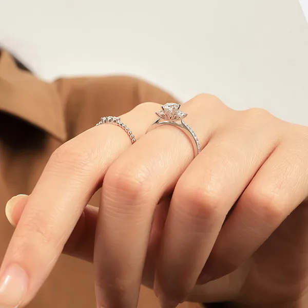 Nhẫn Nữ Morina Alina N3723 Màu Vàng Trắng - Trang sức - Vua Hàng Hiệu