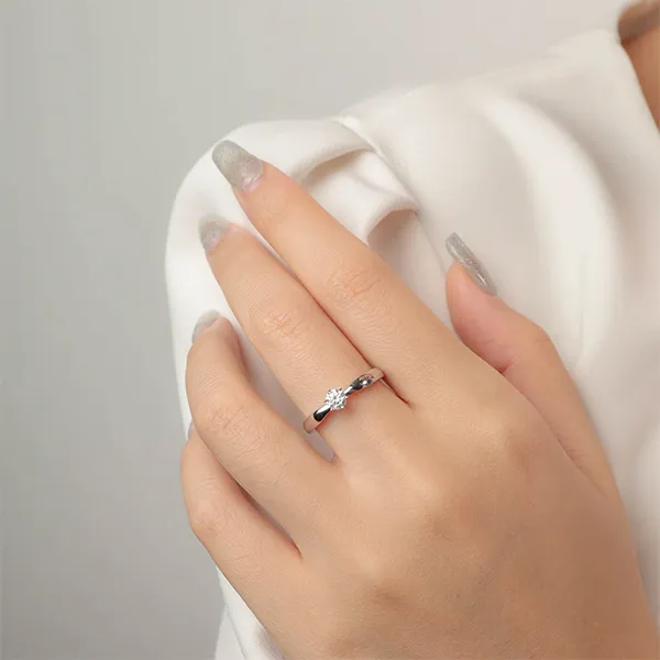 Nhẫn Nữ Morina Aurum Radiance Ring C4590 Màu Vàng Trắng - Trang sức - Vua Hàng Hiệu