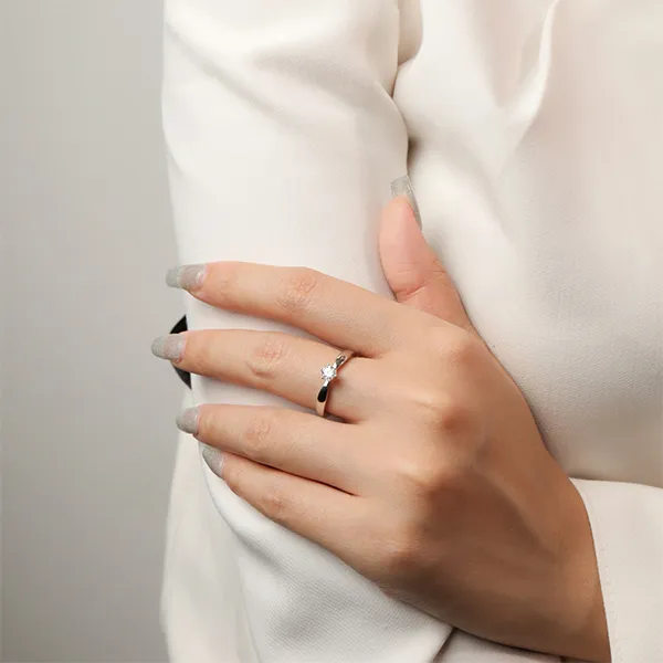 Nhẫn Nữ Morina Aurum Radiance Ring C4590 Màu Vàng Trắng - Trang sức - Vua Hàng Hiệu