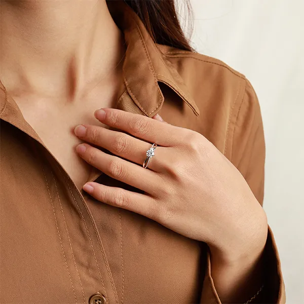 Nhẫn Nữ Morina Aurum Stella Ring N4177 Màu Vàng Trắng - Trang sức - Vua Hàng Hiệu