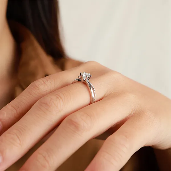 Nhẫn Nữ Morina Aurum Stella Ring N4177 Màu Vàng Trắng - Trang sức - Vua Hàng Hiệu