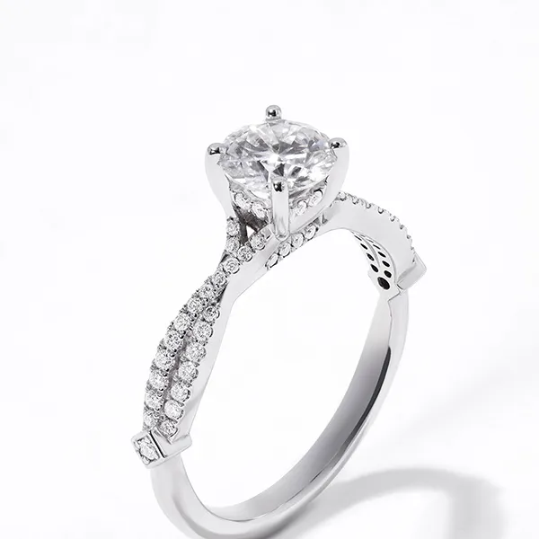 Nhẫn Nữ Morina Gemma N3966 Màu Vàng Trắng