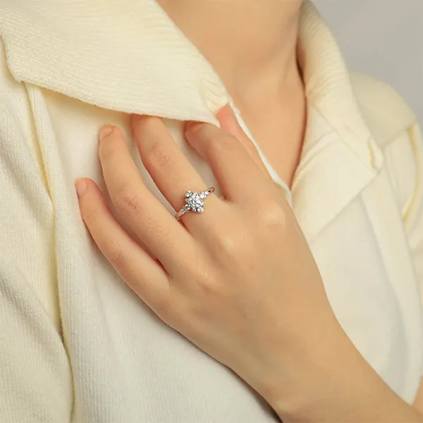 Nhẫn Nữ Morina Lumière Ring N1742 Màu Vàng Trắng - Trang sức - Vua Hàng Hiệu