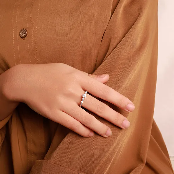 Nhẫn Nữ Morina Lumière Ring N1882 Màu Vàng Trắng - Trang sức - Vua Hàng Hiệu