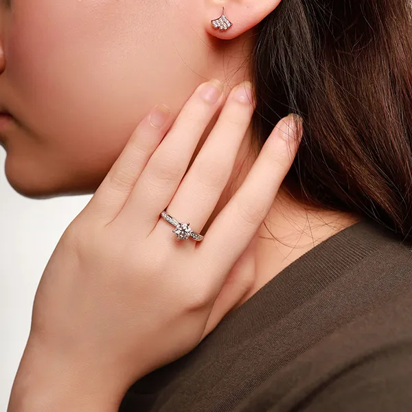 Nhẫn Nữ Morina Lunaria N4547 Màu Bạc - Trang sức - Vua Hàng Hiệu