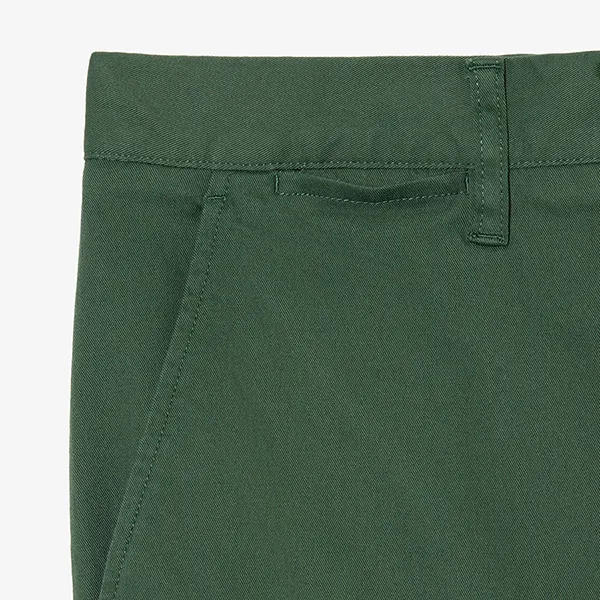 Quần Dài Nam Lacoste Men's Stretch Chino Pants Slim Fit HH2661 SMI Màu Xanh Đậm Size 44