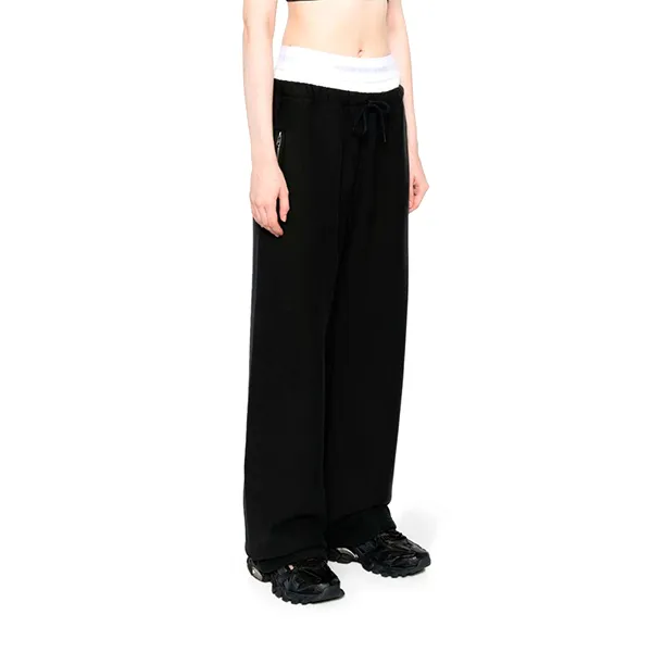 Quần Dài Nữ Alexander Wang Layered Track Pants 4CC1244349 020A Màu Đen Size S - Thời trang - Vua Hàng Hiệu