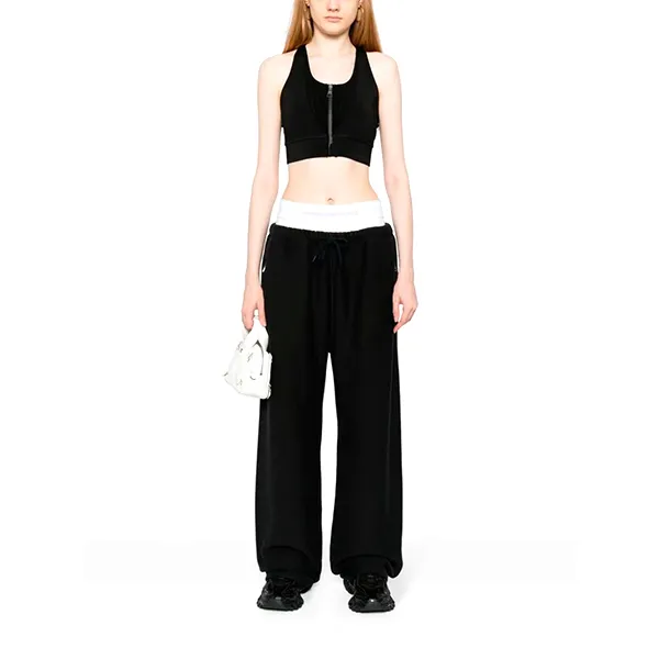 Quần Dài Nữ Alexander Wang Layered Track Pants 4CC1244349 020A Màu Đen Size S - Thời trang - Vua Hàng Hiệu