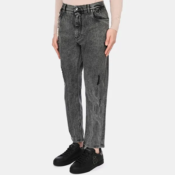Quần Jean Nam Dolce & Gabbana D&G GWTLAZ G8EG8 Grey Màu Xám Size 46