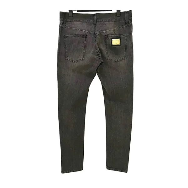 Quần Jean Nam Dolce & Gabbana D&G Tag Gold G46KLD Màu Xám Size 44
