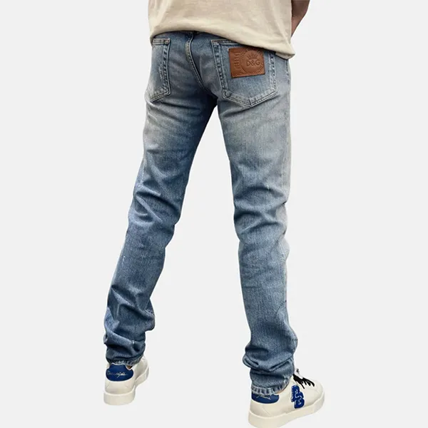 Quần Jean Nam Dolce & Gabbana D&G Wash Skinny GY07LZ G8BZ2 Màu Xanh Size 48 - Thời trang - Vua Hàng Hiệu