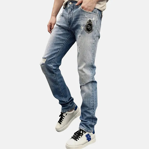 Quần Jean Nam Dolce & Gabbana D&G Wash Skinny GY07LZ G8BZ2 Màu Xanh Size 48 - Thời trang - Vua Hàng Hiệu