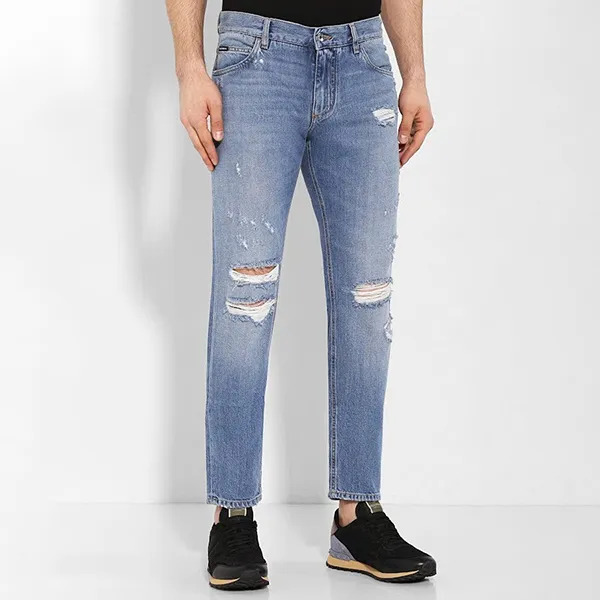 Quần Jeans Nam Dolce & Gabbana D&G Blue GYJCCD Regular Màu Xanh Size 52 - Thời trang - Vua Hàng Hiệu