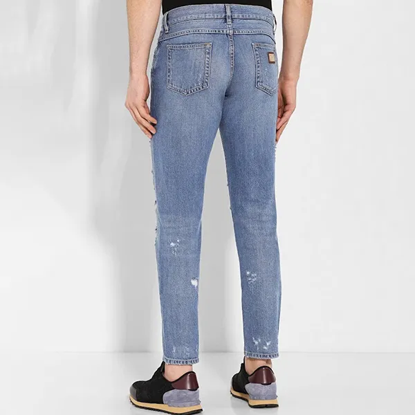 Quần Jeans Nam Dolce & Gabbana D&G Blue GYJCCD Regular Màu Xanh Size 52 - Thời trang - Vua Hàng Hiệu