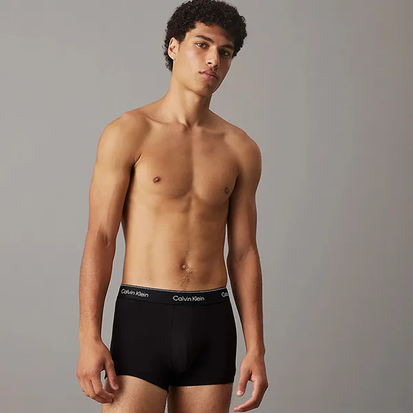 Set 3 Quần Lót Nam Calvin Klein CK 000NB3963A_NETM6 Màu Đen Size XL - Thời trang - Vua Hàng Hiệu