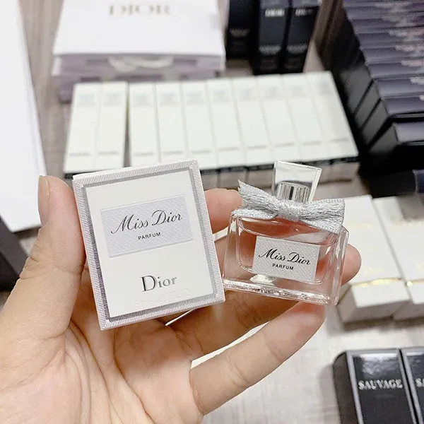 Set Nước Hoa Nữ Dior Miss Dior Parfum Và Son Dior Rouge Velvet Màu 999 Màu Đỏ Tươi Mini - Nước hoa - Vua Hàng Hiệu