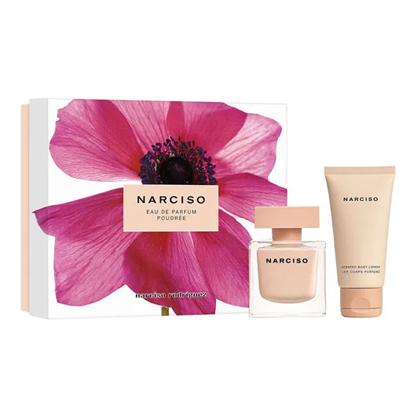 Set Nước Hoa Nữ Narciso Rodriguez Poudree EDP 50ml + Body Lotion 50ml - Nước hoa - Vua Hàng Hiệu