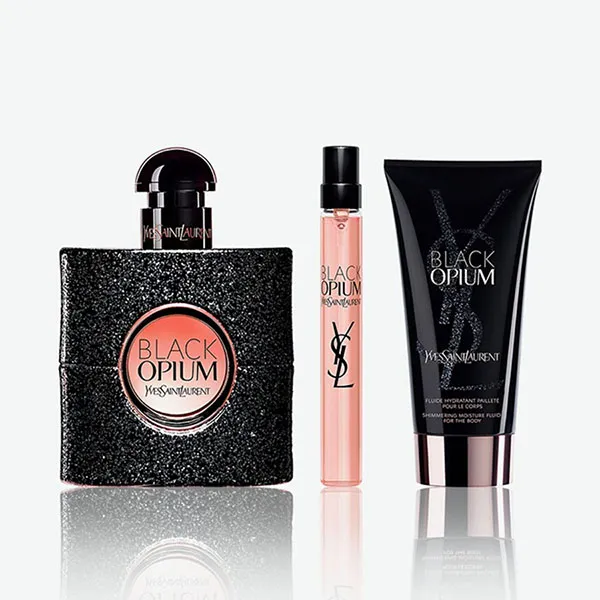 Set Nước Hoa Nữ Yves Saint Laurent YSL Black Opium EDP 3 Món - Nước hoa - Vua Hàng Hiệu