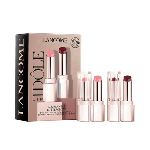 Set Son Dưỡng Lancôme Idôle Butterglow Mini Lip Balm 2 Món - Son Môi - Vua Hàng Hiệu