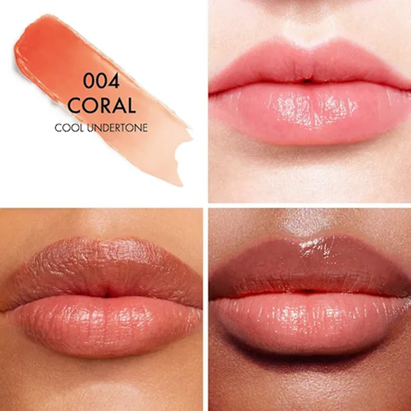Son Dưỡng Dior Addict Lip Glow Balm 004 Coral Màu Cam San Hô