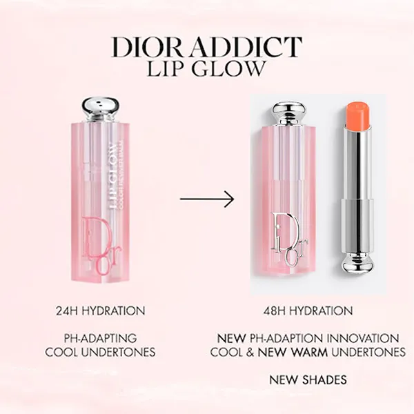 Son Dưỡng Dior Addict Lip Glow Balm 004 Coral Màu Cam San Hô