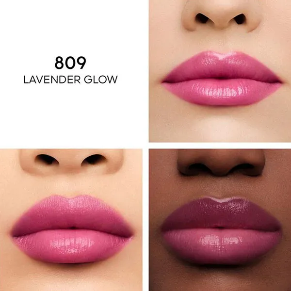 Son Dưỡng Guerlain KissKiss Bee Glow 809 Lavender Glow Màu Hồng Berry - Son Môi - Vua Hàng Hiệu