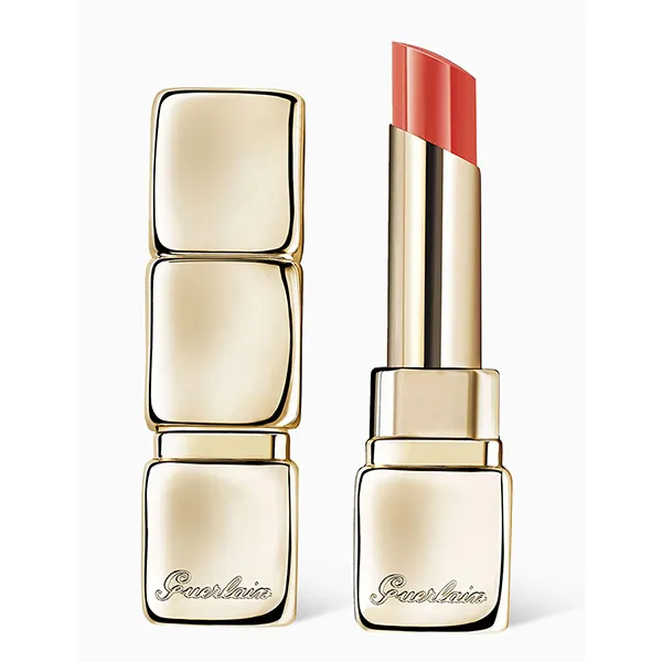 Son Dưỡng Guerlain KissKiss Shine Bloom 319 Peach Kiss Màu Cam Đào - Son Môi - Vua Hàng Hiệu