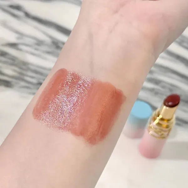 Son Dưỡng YSL Yves Saint Laurent Loveshine Candy Glow 7B Nude Pleasure Màu Cam Đất Nude
