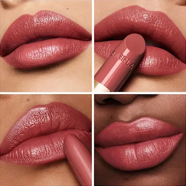 Combo Vỏ Son + Son Guerlain Rouge G Refill Satin 06 Le Rose Brun Màu Hồng Nâu - Son Môi - Vua Hàng Hiệu