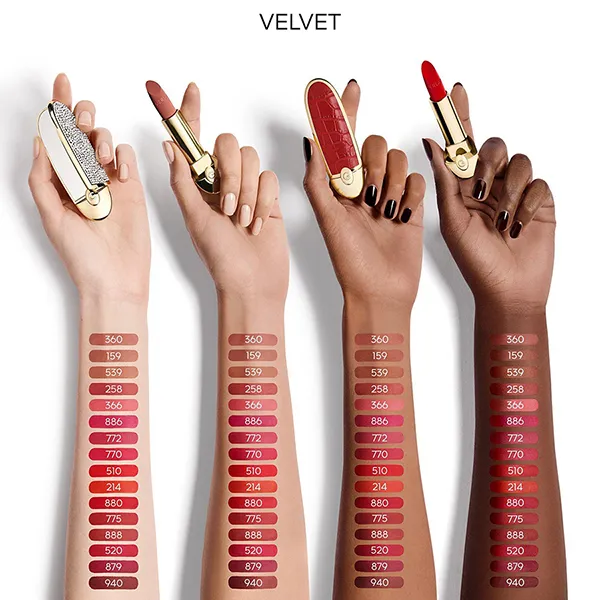 Son Guerlain Rouge G Velvet Lipstick Refill 770 Le Rouge Grenadine Màu Đỏ Hồng