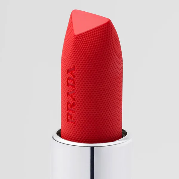 Son Prada Monochrome Soft Matte O177 Flamingo Màu Cam Hồng Đào