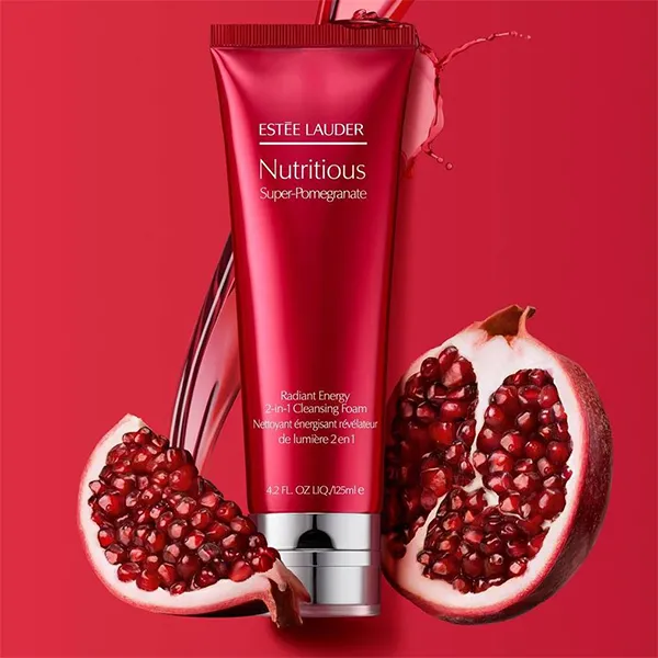 Sữa Rửa Mặt Estée Lauder Nutritious Super Pomegranate Radiant Energy 2 In 1 Cleansing Foam 125ml - Sữa Rửa Mặt - Vua Hàng Hiệu